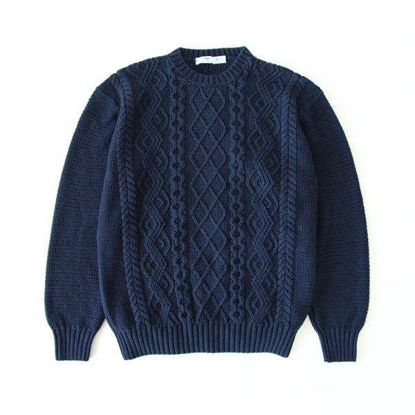 navy Mメンズ AranBeachセ-タ-・画像