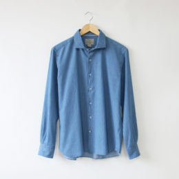 LIGHT WASHED Mメンズ MICRO JACQUARDシャツ・画像