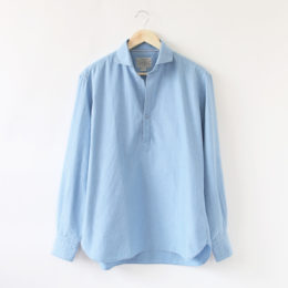 LIGHT WASHED Mメンズ CHAMBREY SKIPPER シャツ・画像