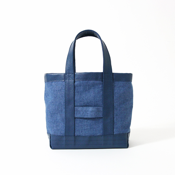 BLUEリネン ミニ ト-トバッグ・画像