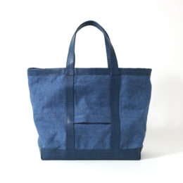 BLUEリネン ト-トバッグ・画像