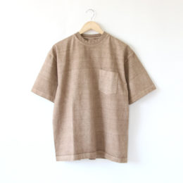 BEIGE Lメンズ 8oz MAX WEIGHT PIGMENT DYED Tシャツ・画像