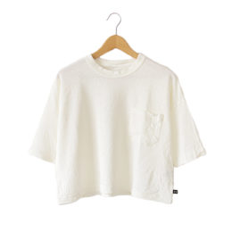 OFF WHITEリネンコットン ポケット付プルオ-バ-・画像