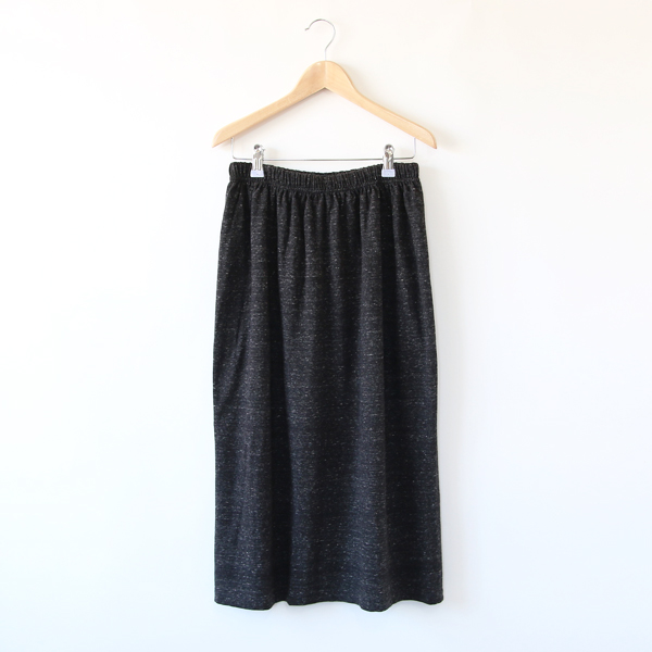 BLACK MELANGELIBBY ジャ-ジ-スカ-ト・画像