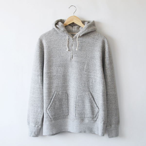 LT. MELANGE-5メンズ PARKER3 吊り編み裏毛パ-カ-・画像