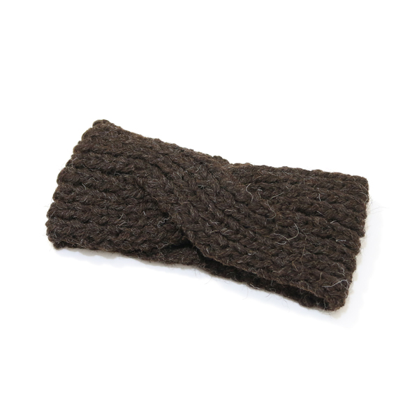 BLACK（DK BROWN）ヘアバンド・画像