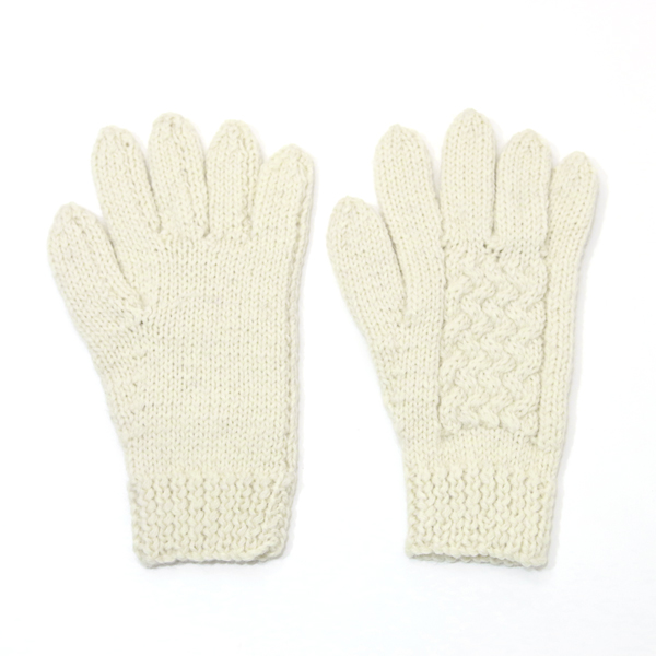 ECRUメンズ ニットグロ-ブ・画像