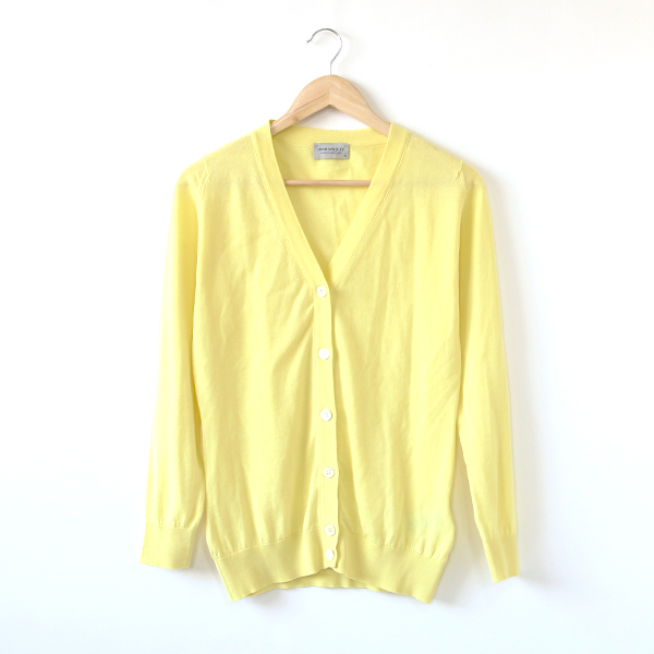 MADIN YELLOW/S BELSIZE 30Gコットン Vカ-ディガン・画像