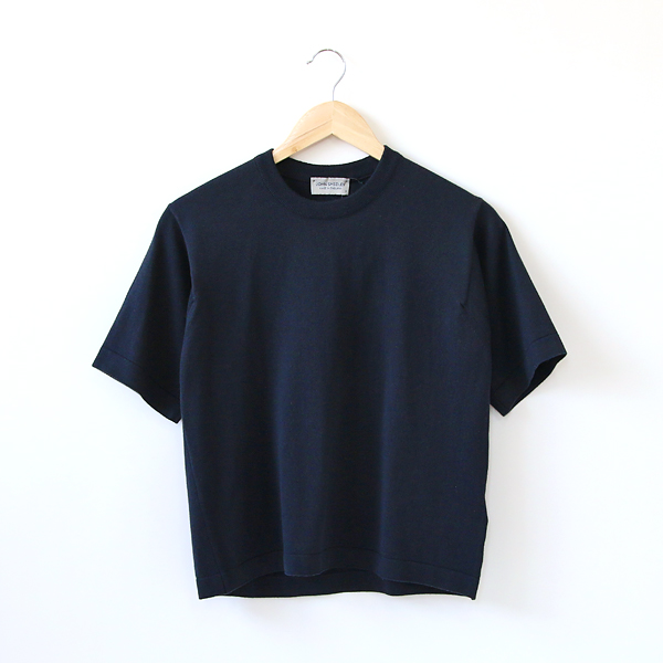 NAVY/L24Gコットン SHORT SLEEVES・画像
