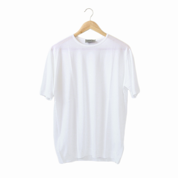 WHITE/Sメンズ BELDEN 30Gコットン SHORT SLEEVES・画像