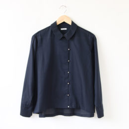 NAVYツイル シャツブラウス・画像