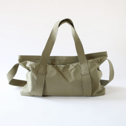 KHAKIファブリックバッグ atelier・画像
