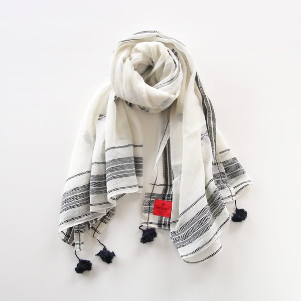 Bleached Sandスト-ルcotton jacquard 641020・画像