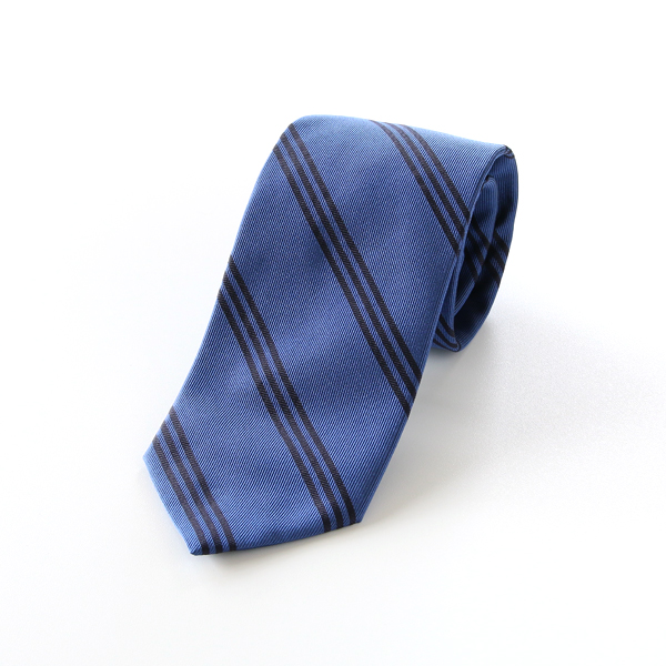 48007ネクタイ ネイビ-・ブル-・画像