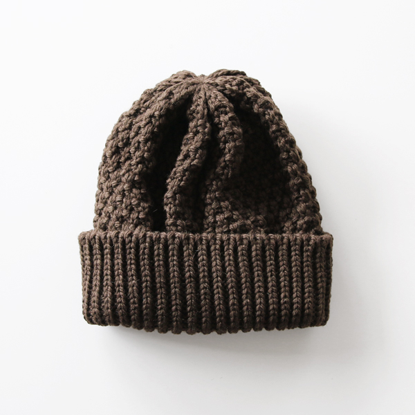 MOLEポップコ-ン編みニットキャップ・画像