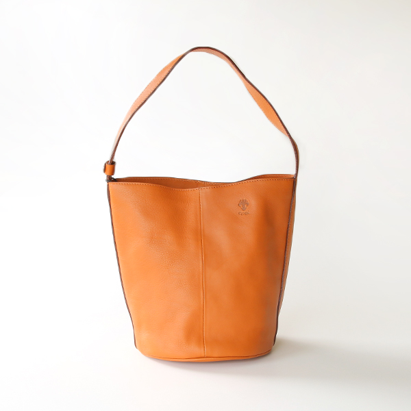 CAMMELLOバケツ型レザ-バッグ・画像