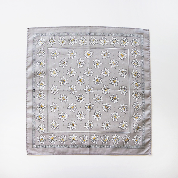 SILVERバンダナ エ-デルワイス レギュラ-サイズ・画像