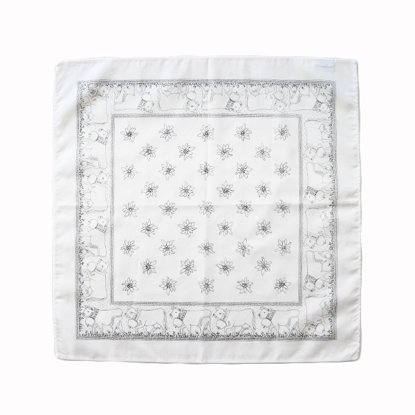 WHITEバンダナ カウベル レギュラ-サイズ・画像