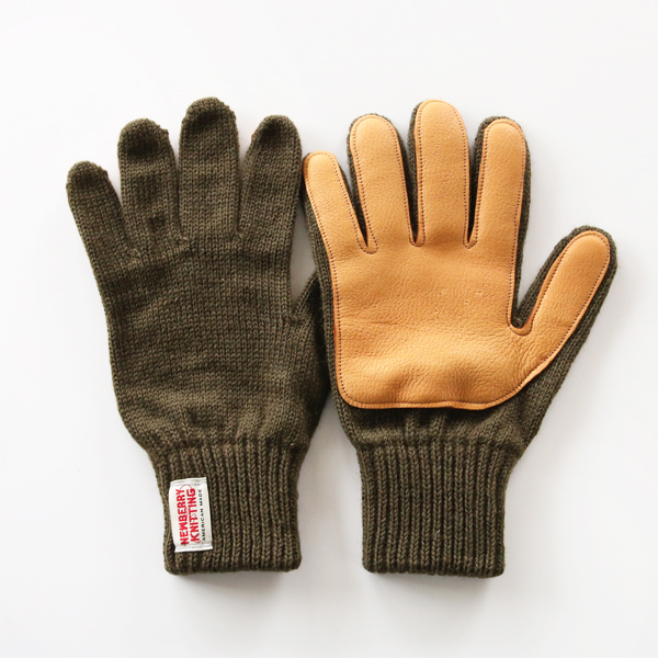 Dark Oliveメンズ ニットグロ-ブ・画像