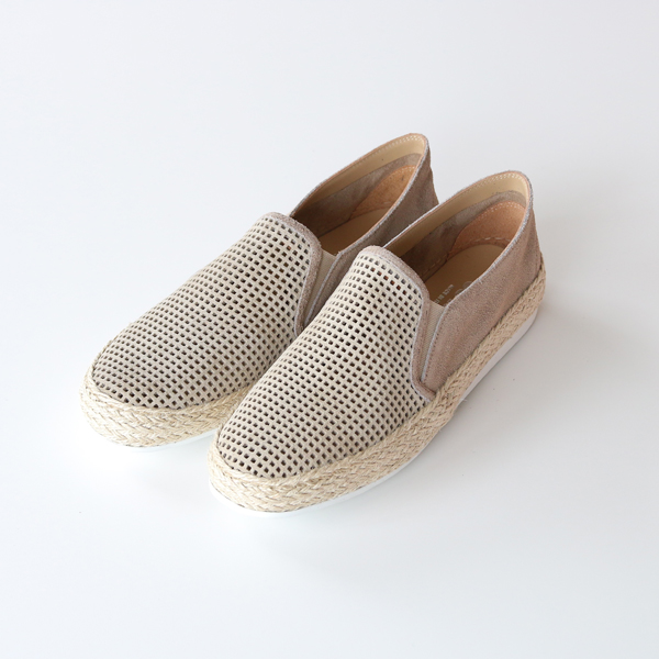 SALVIA SUEDE 401135 メンズ メッシュスリッポン・画像