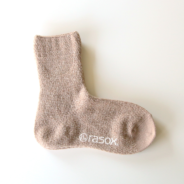 ベ-ジュ 601ストレッチ・ウ-ル レディ-スソックス・画像