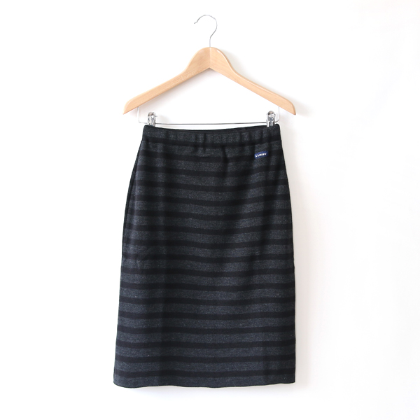 ANTHRACITE/NOIRLe minor ニットボ-ダ-スカ-ト LEF183013・画像