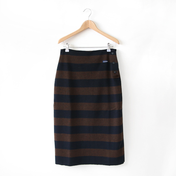 MARINE/MARRONLe minor ニットボ-ダ-スカ-ト LEF173013・画像