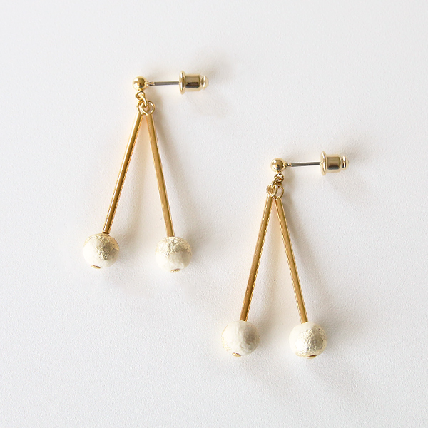 WHITEピアス/P & E1692・画像