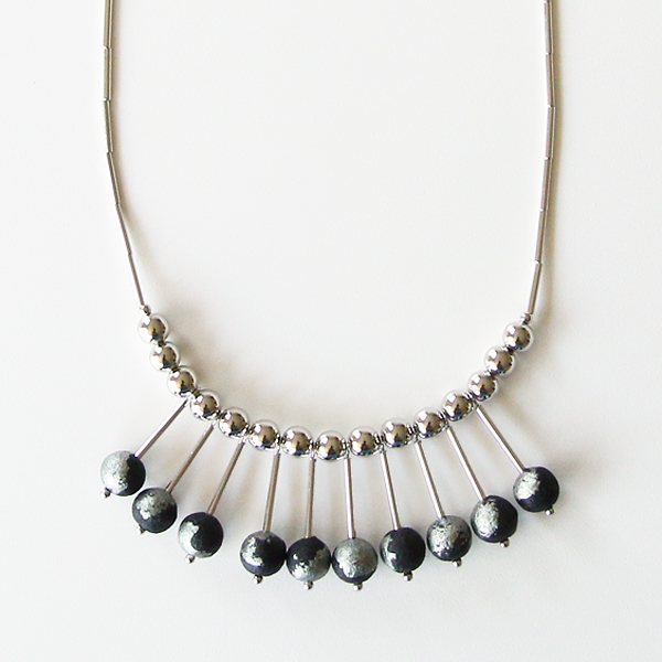 BLACKネックレス/N1697・画像