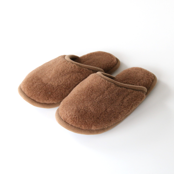 ブロンズ 男性向けキャメルスリッパ・画像