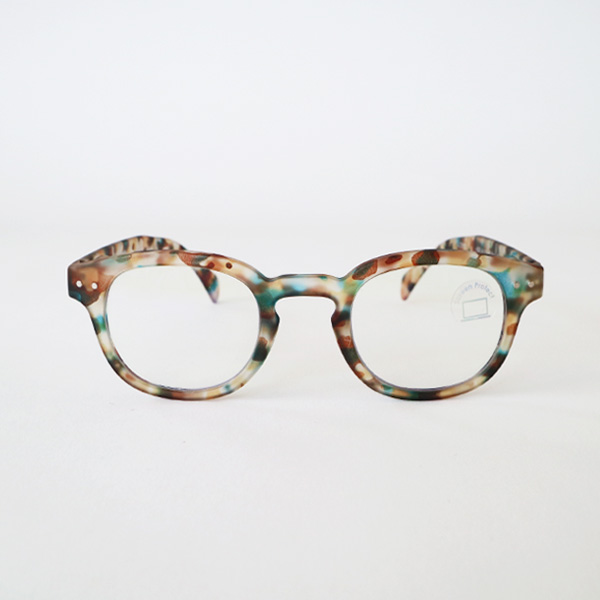 +2.5ブル-ライトカット付リ-ディンググラス C-BLUE TORTOISE・画像