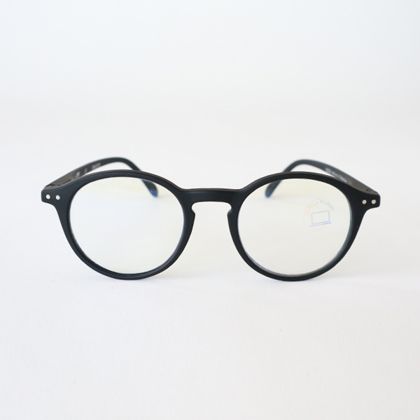 +1.5ブル-ライトカット付リ-ディンググラス D-BLACK・画像