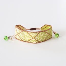 PRISMA LIMEビ-ズブレスレット S・画像