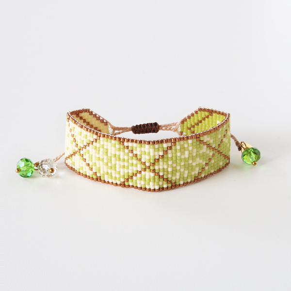 PRISMA LIMEビ-ズブレスレット S・画像