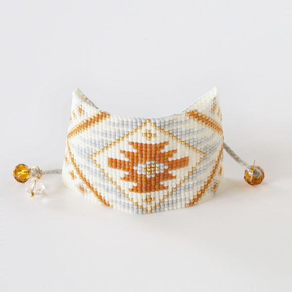 WAYUU PEPPER-GRIFFINビ-ズブレスレット L・画像