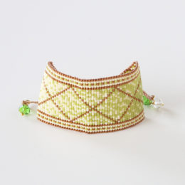 PRISMA LIMEビ-ズブレスレット L・画像