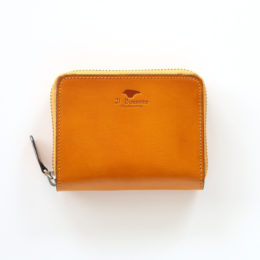 イエロ-ラウンドジップミニウォレット・画像