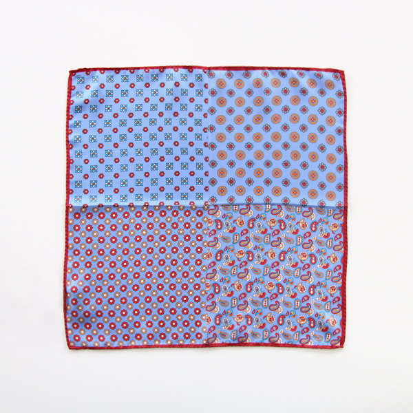 BLUE4面柄ポケットチ-フ・画像