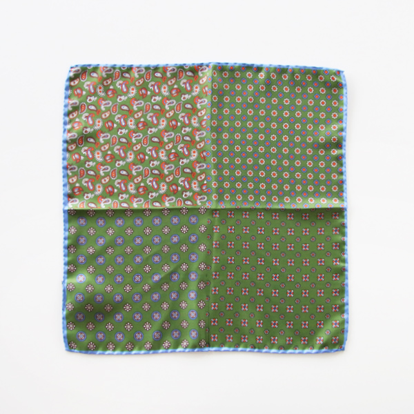 GREEN4面柄ポケットチ-フ・画像