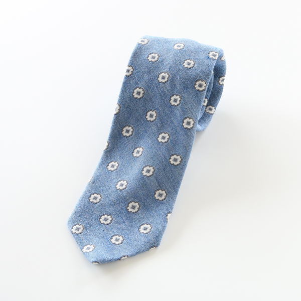 BLUE小紋ジャガ-ドネクタイ・画像