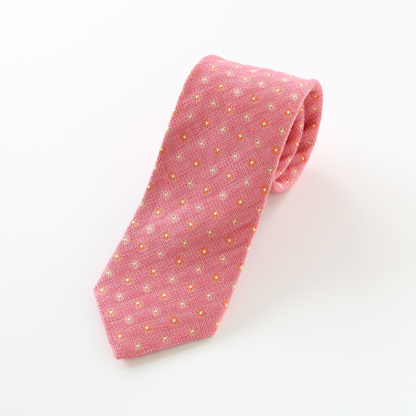 ORANGE小紋ジャガ-ドネクタイ・画像