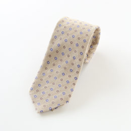 BEIGE小紋ジャガ-ドネクタイ・画像