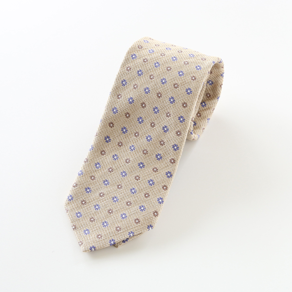 BEIGE小紋ジャガ-ドネクタイ・画像