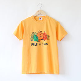 SFRUIT PARLOR プリントTシャツ face-MANGO・画像