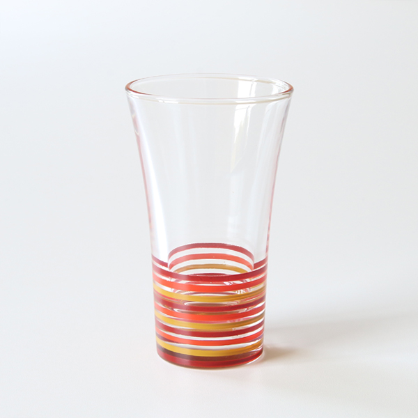 赤黄彩雲 盃 大・画像