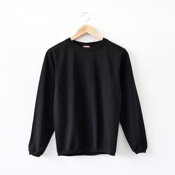 BLACK Sクル-ネックロングスリ-ブ・画像