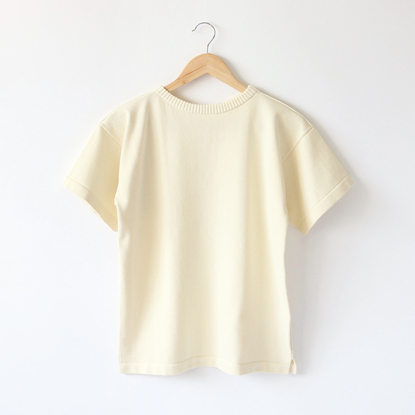 XSニットTシャツ OFF WHITE・画像