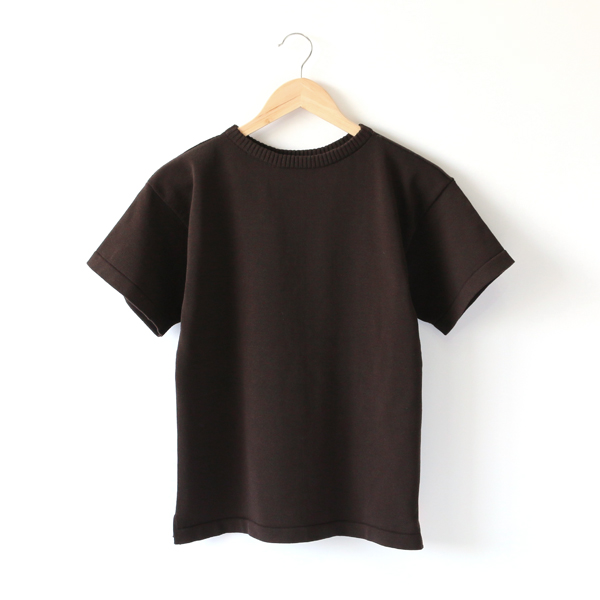 SニットTシャツ BROWN・画像