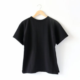 SニットTシャツ BLACK・画像