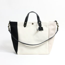 PETALE×WHITE×BLACKSMALL MINI BEACH BAG（スモ-ルミニビ-チバッグ）・画像